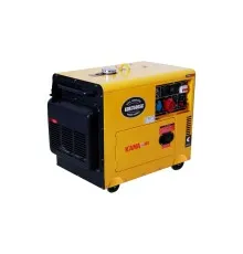 Генератор KAMA DK7500SC, дизель, 5.5kW, 6.9KVA, 230V, 14,5л (KDK7500SC)