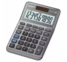 Калькулятор Casio MS-100FM-WA-EP, сірий (CALC-CAS-MS-100FM-WA)