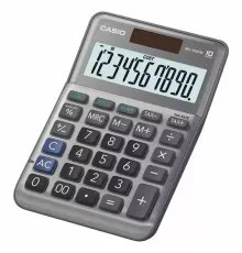 Калькулятор Casio MS-100FM-WA-EP, сірий (CALC-CAS-MS-100FM-WA)