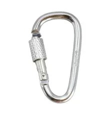 Карабін туристичний Tramp Набір 10 шт з муфтою 5 cм Silver (UTRA-299-silver)