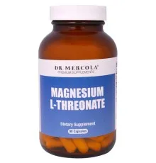 Минералы Dr. Mercola Магний L-Треонат, Magnesium L-Threonate, 90 капсул (MCL-01778)