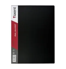 Папка с файлами Axent 40 sheet protectors, black (1040-01-А)