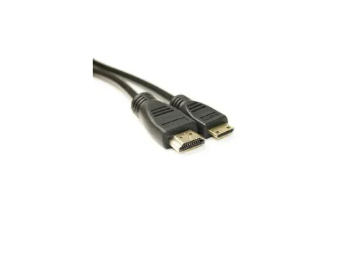 Кабель мультимедийный HDMI A to HDMI C (mini), 2.0m PowerPlant (KD00AS1273)