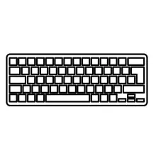 Клавіатура ноутбука ASUS N20 Series черная RU (A43639)