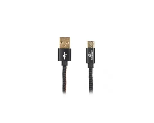 Дата кабель USB 2.0 AM to Type-C 1.0m Cablexpert (CCPB-C-USB-04BK)