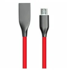 Дата кабель USB 2.0 AM to Micro 5P 1.0m red PowerPlant (CA911363)