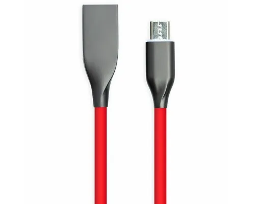 Дата кабель USB 2.0 AM to Micro 5P 1.0m red PowerPlant (CA911363)