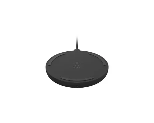 Зарядний пристрій Belkin Pad Wireless Charging Qi, 10W, no PSU, black (WIA001BTBK)