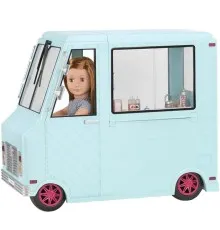 Игровой набор Our Generation транспорт для куклы Фургон с мороженым и аксессуарами (BD37252Z)