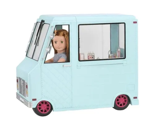 Ігровий набір Our Generation транспорт для ляльки Фургон з морозивом та аксесуарами (BD37252Z)