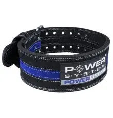 Атлетичний пояс Power System Power Lifting PS-3800 Black/Blue Line M (PS-3800_M_Black_Blue)