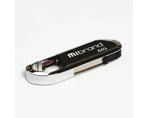 USB флеш накопитель Mibrand 64GB Aligator Black USB 2.0 (MI2.0/AL64U7B)