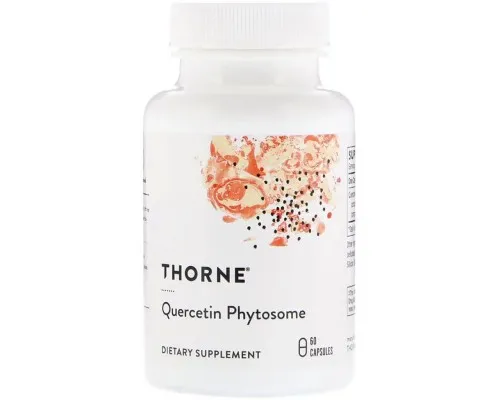 Вітамінно-мінеральний комплекс Thorne Research Кверцетин фітосоми, Quercetin Phytosome, 60 капсул (THR-00435)