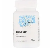 Мінерали Thorne Research Мікроелементи, Trace Minerals, 90 капсул (THR-24203)