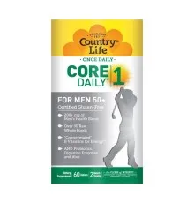 Мультивитамин Country Life Мультивитамины для Мужчин, 50+, Core Daily-1 for Men 50+, 6 (CLF-08194)