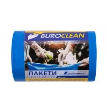 Пакеты для мусора Buroclean EuroStandart прочные синие 60 л 40 шт. (4823078977892)