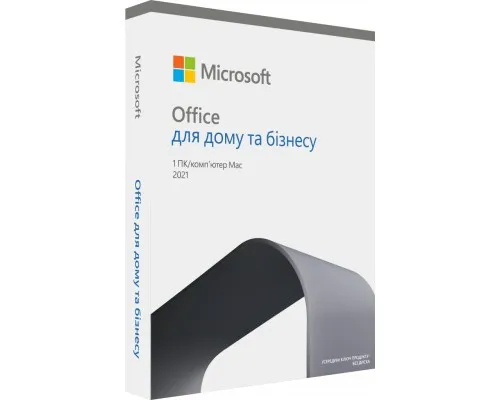 Офісний додаток Microsoft Office 2021 Home and Business Ukrainian CEE Only Medialess (T5D-03556)