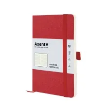 Блокнот Axent Partner Soft Skin 125x195 мм 96 листов в клетку Красный (8616-06-A)