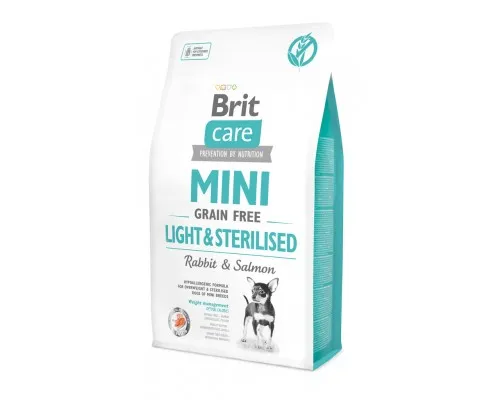 Сухой корм для собак Brit Care GF Mini Light & Sterilised 2 кг (8595602521067)