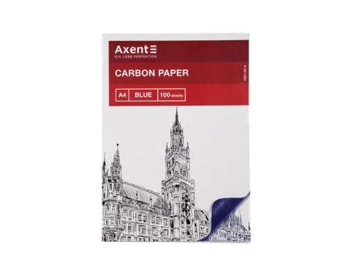 Папір копіювальний Axent A4 100 аркушів, синій (3301-02-A)