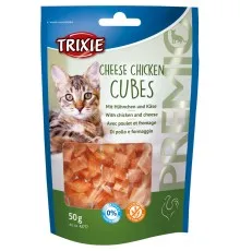 Ласощі для котів Trixie Premio Cheese Chicken Cubes сирно-курячі кубики 50 г (4011905427171)