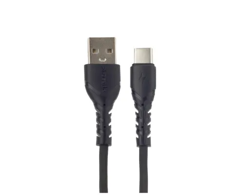Дата кабель USB 2.0 AM to Type-C 3A black Proda (PD-B47a-BK)