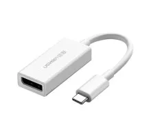Переходник USB-C to DisplayPort Adapter MM130 white Ugreen (40372)