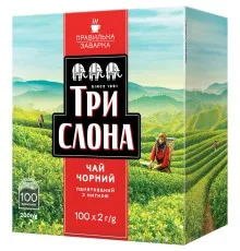 Чай Три Слона "Черный" 100х1.5 г (ts.77545)