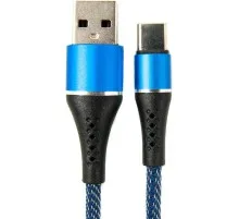 Дата кабель USB 2.0 AM to Type-C 1.0m blue Dengos (NTK-TC-MT-JEANS)