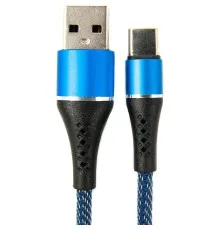 Дата кабель USB 2.0 AM to Type-C 1.0m blue Dengos (NTK-TC-MT-JEANS)