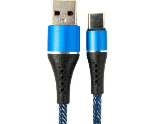 Дата кабель USB 2.0 AM to Type-C 1.0m blue Dengos (NTK-TC-MT-JEANS)