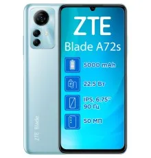 Мобільний телефон ZTE Blade A72S 4/128GB Blue