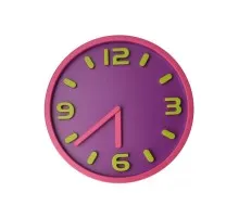 Настенные часы Optima Magic пластиковый, розовый (O52100)