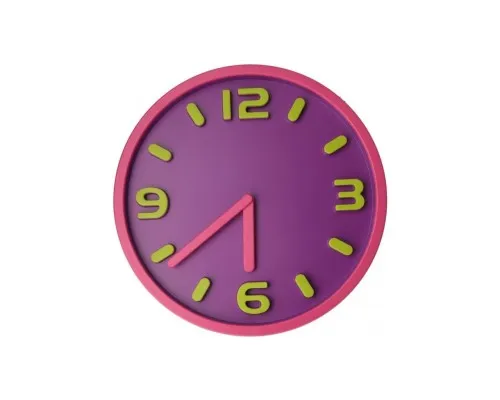 Настінний годинник Optima Magic пластиковий, рожевий (O52100)