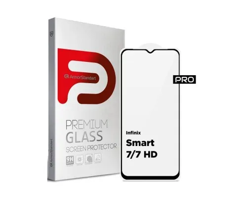 Скло захисне Armorstandart Pro Infinix Smart 7 / 7 HD Black (ARM68442)
