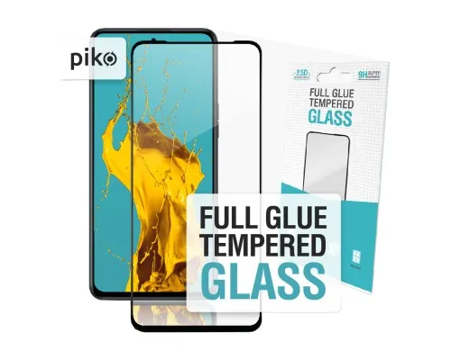 Скло захисне Piko Full Glue Tecno Camon 18 Premier (1283126529214)