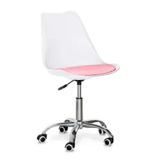 Офисное кресло Evo-kids Capri White / Pink (H-231 W/PN)