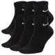 Шкарпетки Nike U NK EVERYDAY CUSH ANKLE 6PR-BD SX7669-010 34-38 6 пар Чорні (194954124827)