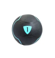Медбол LivePro Solid Medicine Ball LP8110-1 чорний Уні 1кг (6951376100716)
