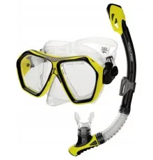 Набір для плавання Aqua Speed Blaze + Borneo 60320 618-18 жовтий, чорний Уні OSFM (5905718603206)