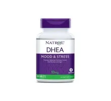Вітамінно-мінеральний комплекс Natrol Дегидроэпиандростерон, 10 мг, DHEA, 30 таблеток (NTL00594)