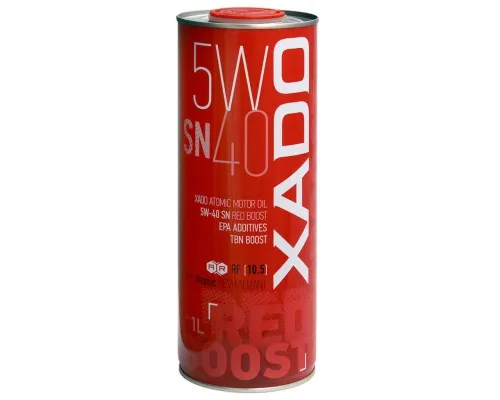 Моторна олива Xado Atomic Oil 5W-40 SN RED BOOST 1л (ХА 26169)