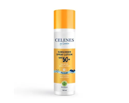 Средство от загара Celenes Sunscreen Spray Lotion для детей SPF50+ Солнцезащитный спрей-лосьон для детей 150 мл (7350104248284)