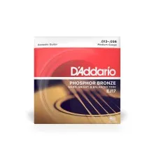 Струни для гітари D'Addario Phosphor Bronze Medium (13-56) (EJ17)