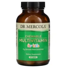 Мультивітамін Dr. Mercola Мультивітаміни для дітей, Chewable Multivitamin for Kids, 60 (MCL-01010)