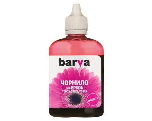 Чорнило Barva EPSON T0813 MAGENTA 90г (E081-326)