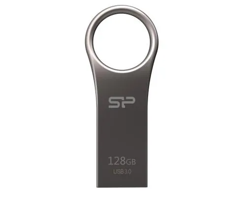 USB флеш накопитель Silicon Power 128GB Jewel J80 Titanium USB 3.0 (SP128GBUF3J80V1T)