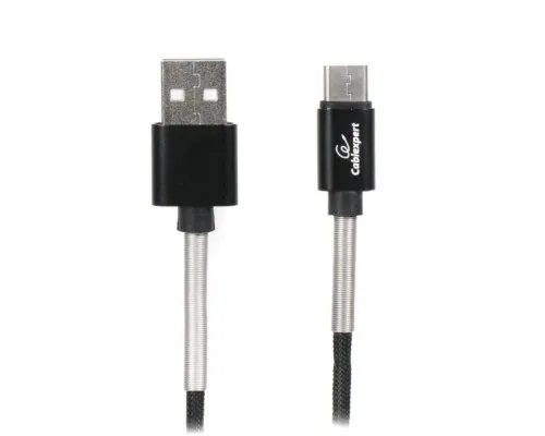 Дата кабель USB 2.0 AM to Type-C 1.0m Cablexpert (CCPB-C-USB-06BK)
