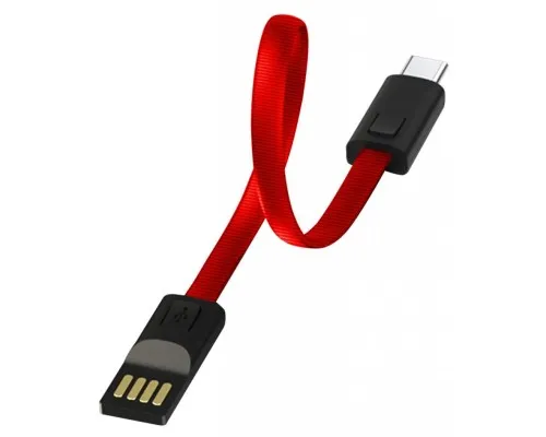 Дата кабель USB 2.0 AM to Lightning 0.22m red ColorWay (CW-CBUL021-RD)