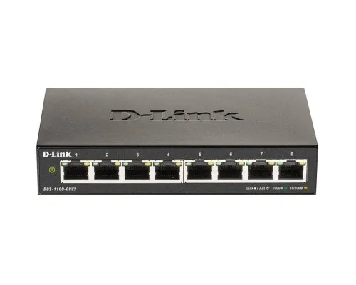Комутатор мережевий D-Link DGS-1100-08V2